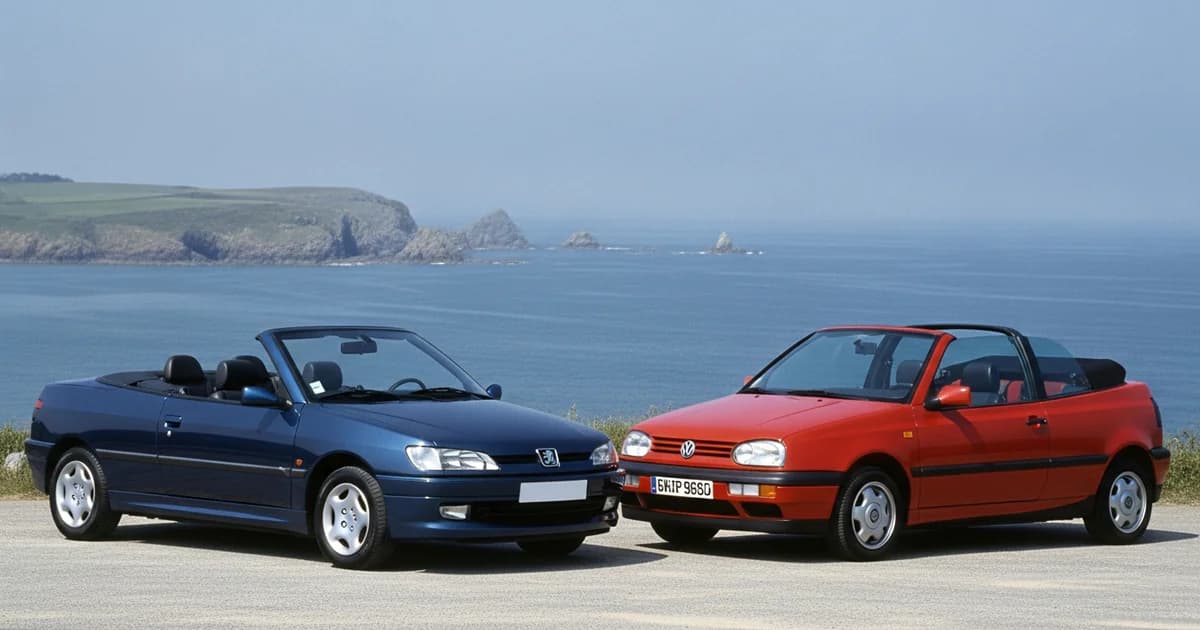Cabriolet Youngtimer : 306 ou Golf, lequel choisir pour le grand air ?