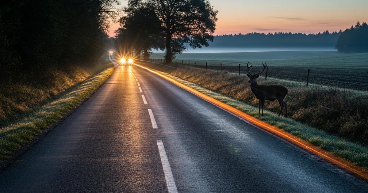 Cervidés ivres sur la route : vigilance accrue pour les automobilistes