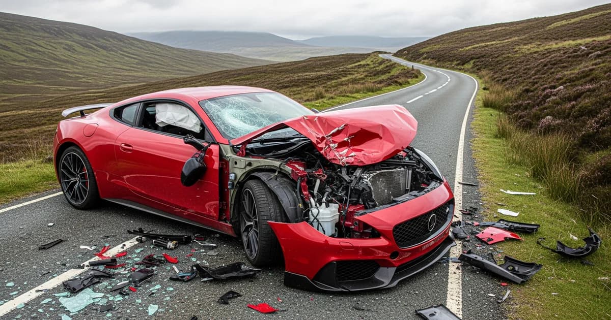 Ferrari 812 Competizione : Un V12 d'exception détruit en Écosse