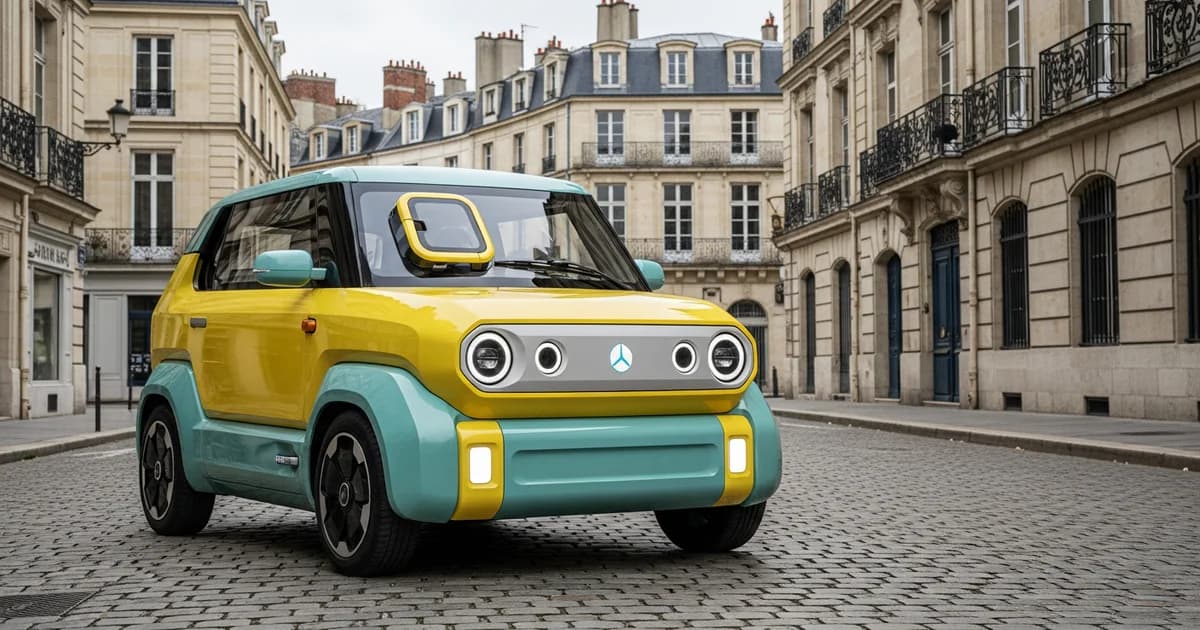 Fiat Pandina Électrique : Un Design Audacieux pour la Ville