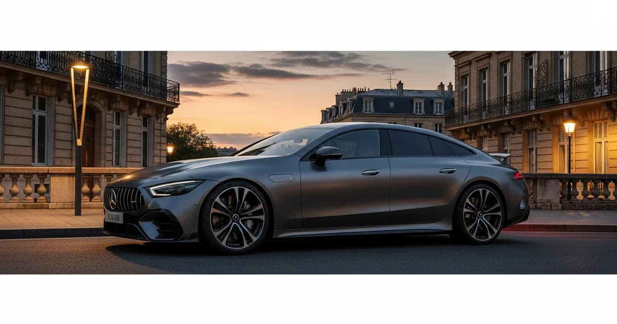 AMG GT 4 Portes Électrique : 1169 ch et son V8 simulé