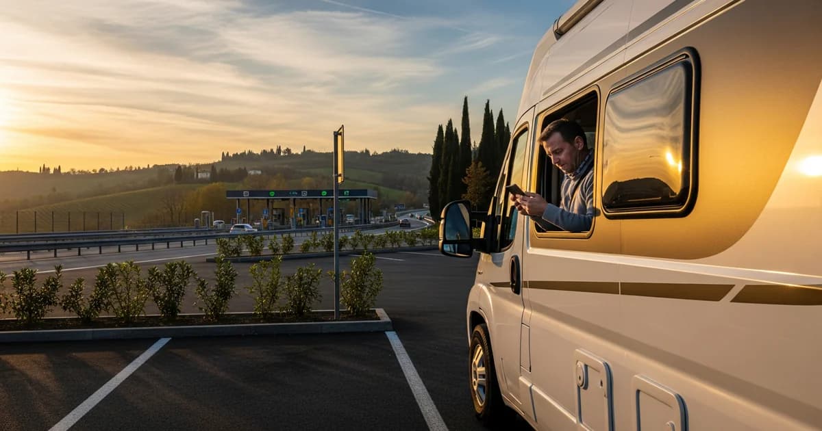 Péage italien : la facture inattendue d'un camping-cariste après 6 ans