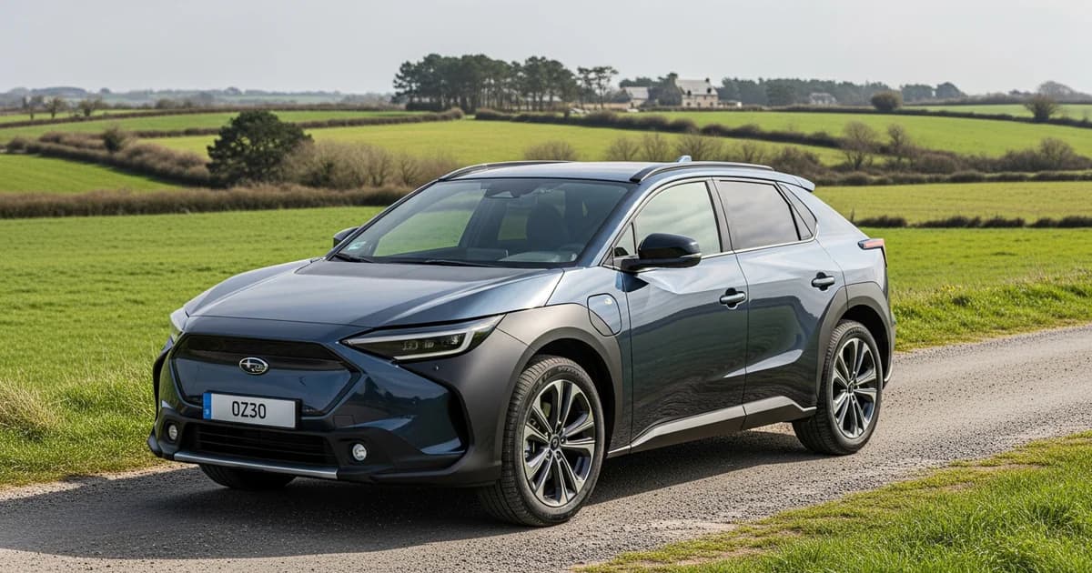 Le Subaru Solterra restylé : étrange progression d'un SUV électrique